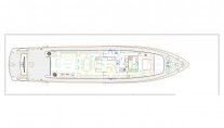 Falcon 115 Yacht Helios - Upper Deck